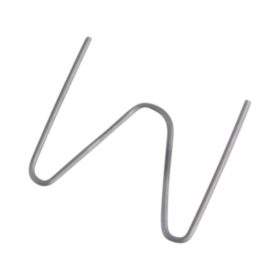   kapocs, 'M' forma, 0,6 mm, szélesség: 15 mm, hossz.: 30 mm, 150 db, 8891505 akkus műanyag hegesztőhőz