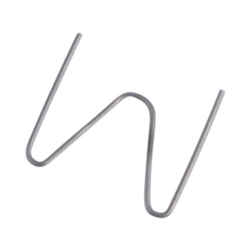 kapocs, 'M' forma, 0,6 mm, szélesség: 15 mm, hossz.: 30 mm, 150 db, 8891505 akkus műanyag hegesztőhőz