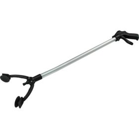   felszedő szerszám, 850mm, ALU nyél, állítható pofanyílás, rögzíthető, műanyag markolat, 400g