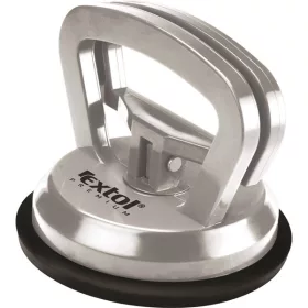   üvegemelő (vákuumos üvegfogó tappancs), egyfejes, max. 50kg teherbírás, átmérő: 118mm, ALU ötvözet