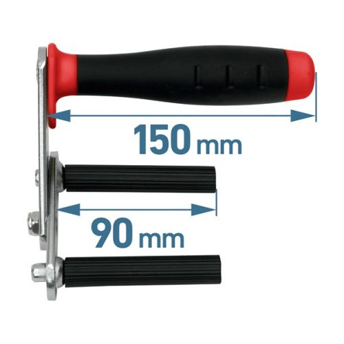 gipszkarton emelő (panelhordó/ kézi gipszkarton szállító), 2 db, fém