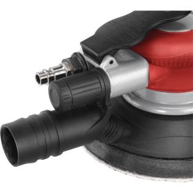   pneumatikus rotációs csiszoló, 150mm, excentricitás: 5mm; 10.500 1/min, 150l/min, 6 Bar, 1/4" tömlőcsatlakozó, 0,96 kg