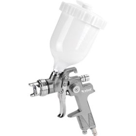   festékszóró, felsőtartályos, 600ml, HVLP, fúvóka: 1,4mm, max.410 l/min, 3 Bar, 1/4" tömlőcsatlakozó, 0,5kg