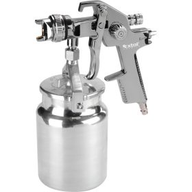   festékszóró, alsótartályos, 1000ml, HVLP, fúvóka: 1,4mm, max. 410 l/min, 3 Bar, 1/4" tömlőcsatlakozó, 0,7kg