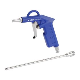   lefúvató pisztoly, 21cm fúvókával, max. 8 Bar, 1/4" tömlőcsatlakozó