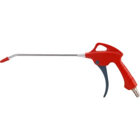   lefúvató pisztoly,  1/4" tömlőcsatlakozó, 20 cm hosszú merev csőr, max. 9 Bar