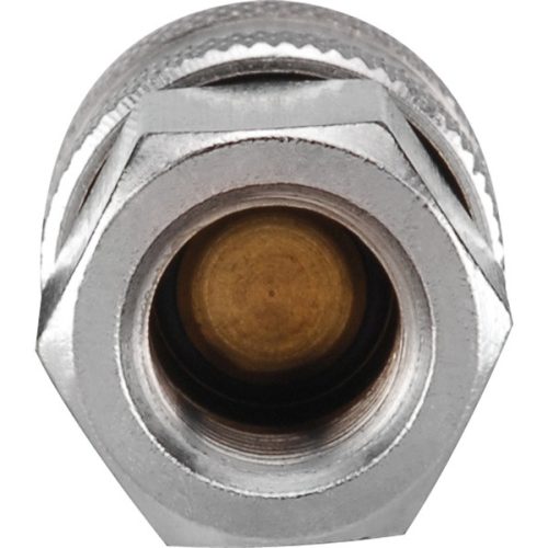 gyorscsatlakozó-hüvely, belső menettel, 1/2", nikkelezett réz, bliszteren