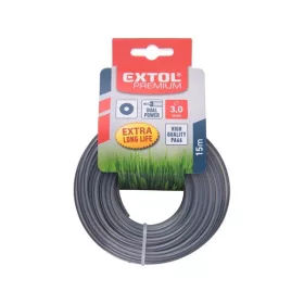   damil szegélynyíró géphez 3,0 mm, kör keresztmetszetű, fekete közép/dual power, 15m