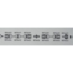 kuplung csatlakozó, belsőmenetes; 3/4"-1