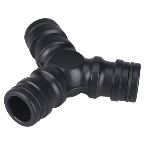 kuplung csatlakozó (toldó); 1", háromutas: 3×1", ABS műanyag
