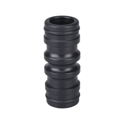 kuplung csatlakozó (toldó); 1", kétutas, 2×1", ABS műanyag