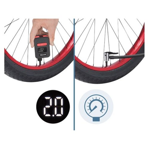 akkus légkompresszor 8V, 500 mAh Li-ion akku, max. 10,3 Bar