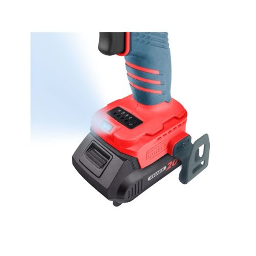 akkus ütvecsavarozó, Share20V, szénkefementes, 1/4" hatszög, Li-ion; 20V akku: 2 Ah, töltő, 230 Nm