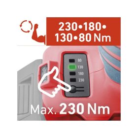   akkus ütvecsavarozó, Share20V, szénkefementes, 1/4" hatszög, Li-ion, 230 Nm, AKKU és TÖLTŐ NÉLKÜL!