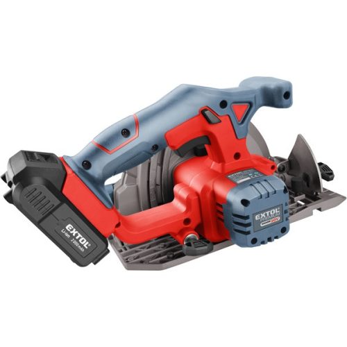 akkus körfűrészgép, Share20V, 20V, Li-ion, 1db akku, 1db töltő, 2000 mAh, 0-3650 ford/perc, 165 mm tárcsa