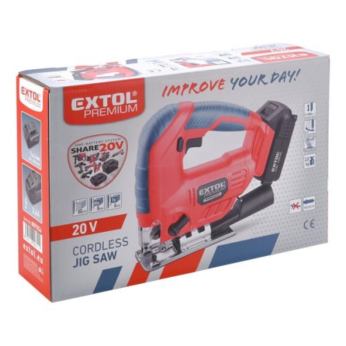 akkus dekopírfűrészgép, Share20V, 20V, Li-ion, 1db akku, 1db töltő, 2000 mAh