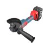 akkus sarokcsiszológép, Share20V, 125mm, szénkefe nélküli, 20V, Li-ion, 1db akku, 1db töltő, 4000 mAh