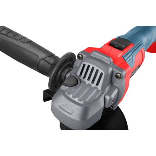 akkus sarokcsiszológép, Share20V, 125mm, szénkefe nélküli, 20V, Li-ion, 1db akku, 1db töltő, 4000 mAh