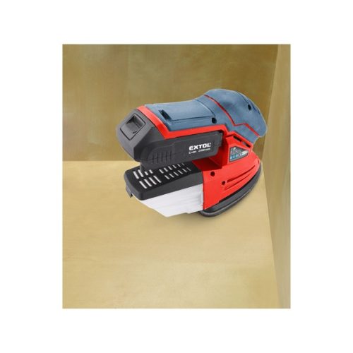 akkus delta csiszoló, Share20V, 20V, Li-ion, 1db akku, 1db töltő, 2000 mAh, 123×95 mm, ford.: 11.000 f/perc