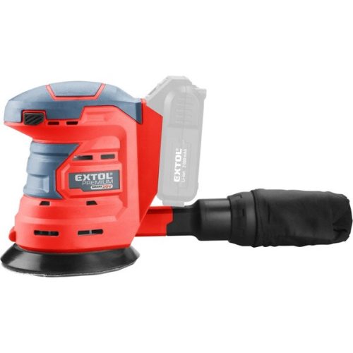 akkus rotációs (excentrikus) csiszoló, Share20V, 20V, Li-ion, 125 mm,ford.: 10.000 f/perc, AKKU és TÖLTŐ NÉLKÜL