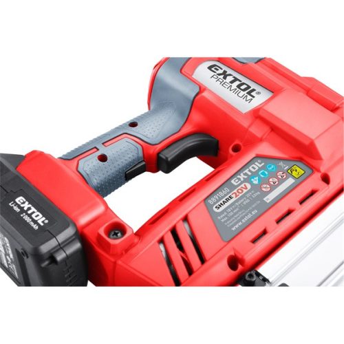 akkus szögbelövő (kapocs belövő) gép, Share20V, 20V, Li-ion, 1db akku, 1db töltő, 2000 mAh, 100 lövés/perc