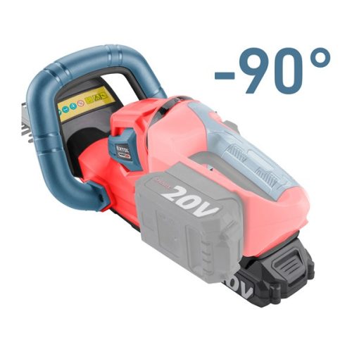 akkus sövényvágó gép, Share20V, 20V, Li-ion, 474mm, 1db 2000 mAh Li-ion akku, 1db töltő