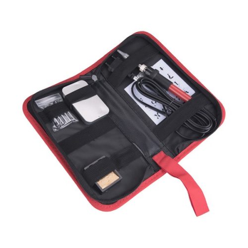 forrasztópáka 60W, faanyag gravírozó funkcióval, szabályozható hőfok, műanyag koffer