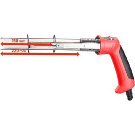 polisztirolvágó hőkés, vágási mélység: 150 mm, 220 W