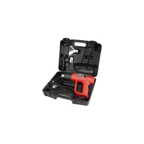 hőlégfúvó, 2000W két fokozatú, 1000W/2000W, 50-450/90-650°C, 250/500 L/perc, kofferban, tartozékokkal