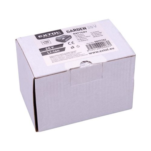 tartalék akku Garden20V, 20V, 4000mAh