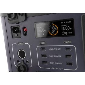 hordozható áramforrás (power station), 1200W, 921 Wh