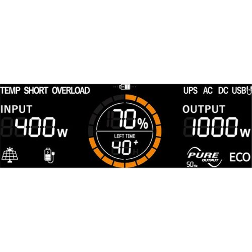 hordozható áramforrás (power station), 1200W, 921 Wh