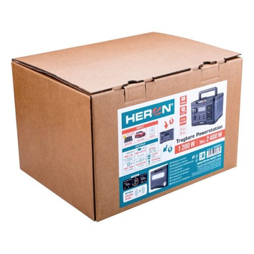 hordozható áramforrás (power station), 1200W, 921 Wh