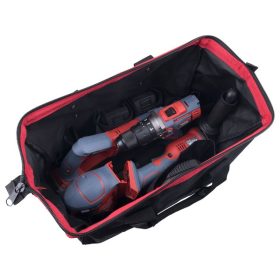   akkus gépszett Share20V, táskában, 7db-os: fúró, sarokcsiszoló, szablyafűrész, rotációs csiszoló, 2db akku, töltő