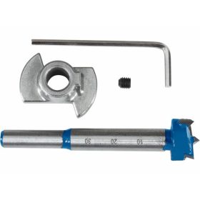   pánthelymaró klt. fára, 5db, átm.:15-20-25-30-35mm, mélységállítóval, keményfém lapkás, befogás: 7 ill. 8mm, fadobozban