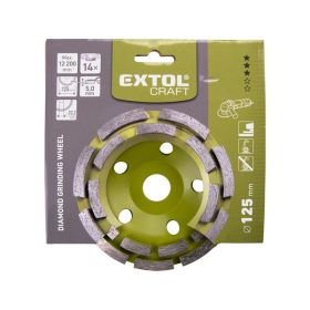 gyémántcsiszoló korong; 125mm×22,2mm, kétsoros