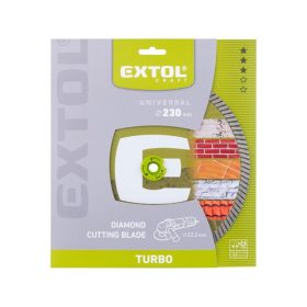 gyémántvágó TURBO; 230×2,6×22,2mm, max.6.600 ford/perc