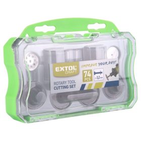   mini vágó- és daraboló klt. 3,2 mm befogás, 74 db, 6 féle vágófej