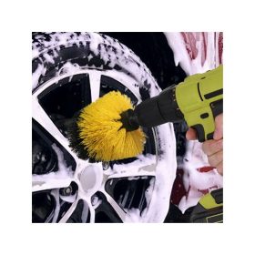   nylon csiszoló kefe klt. 4 db; 1/4"×25 mm csap, fúrógépbe fogható