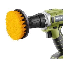   nylon csiszoló kefe klt. 4 db; 1/4"×25 mm csap, fúrógépbe fogható