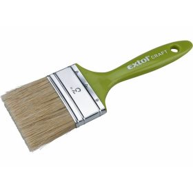   ecset, lapos, szimpla, müa. nyél; 3" (76mm), fejhossz: 56mm, fejvastagság: 14mm