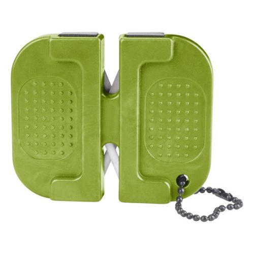 késélező, mini, keményfém és kerámia betét, acél pengékhez