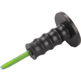   laposvéső, műanyag kézvédővel; 200mm, 12 mm széles vágóél (12 mm szár), edzett, hőkezelt szénacél