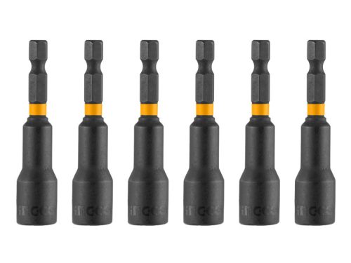 INGCO Csavarbehajtó készlet 6 részes 6-12 mm mágneses