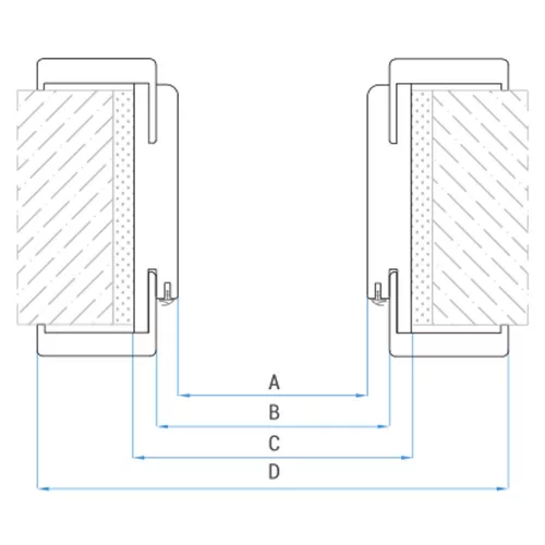 Dekor tok IR wenge 75/210 14-16 balos króm pánt