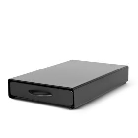   Fém kávékapszula tartó - 50 db Nespresso kapszulákhoz - 365 x 214 x 60 mm - matt fekete