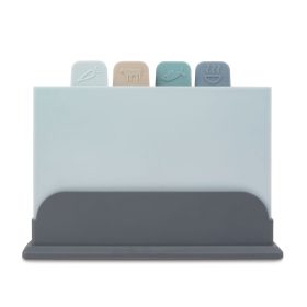   Vágódeszka készlet - műanyag - 29 x 22,3 cm - 4 db / csomag