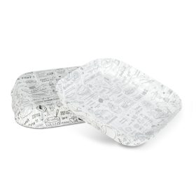   Air fryer sütőpapír - olaj nélküli sütőhöz - mintás, négyzet - 23 cm - 50 db / csomag