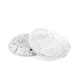   Air fryer sütőpapír - olaj nélküli sütőhöz - mintás, kör - 20 cm - 50 db / csomag