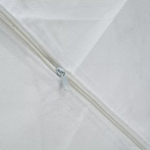 Szövet tárolódoboz - 32 x 32 x 12 cm - 8 zseb - szürke